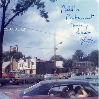A photo of Bill's Restaurant. 9/15/1973