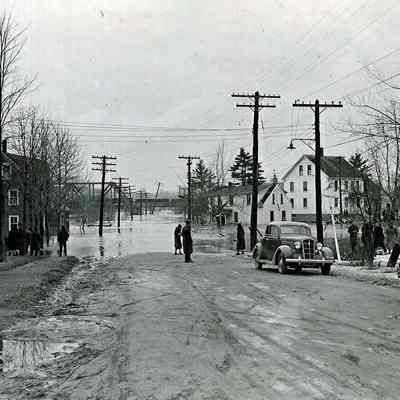 Mill Street View during the 1936 Flood