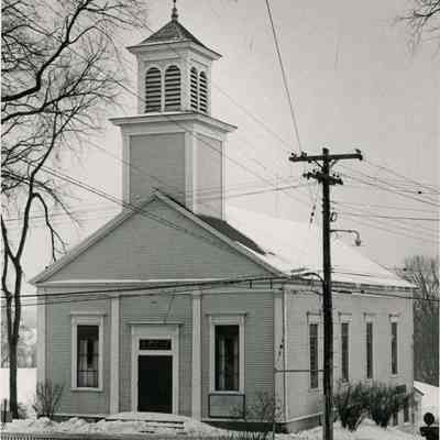 A photo of the Old Topsham Meeting House. 1837.