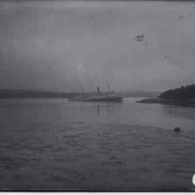 Steamer City of Rockland Aground