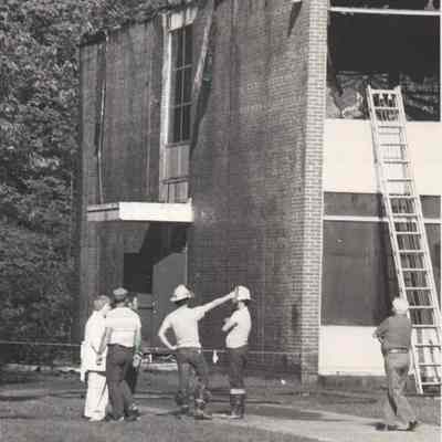 Fire at Brunswick Jr. High School