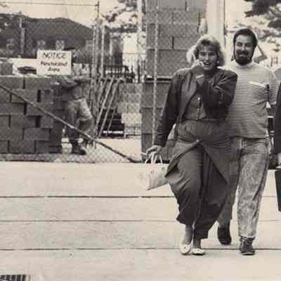 A photo view of Michael Fournier and his wife.