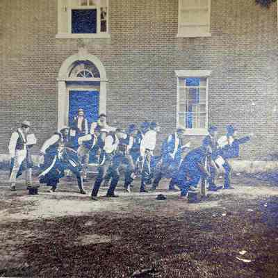 Men in Costume at Hawthorne School
