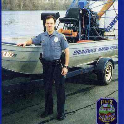 Brunswick Police Department Patrolman Mike Andreotti