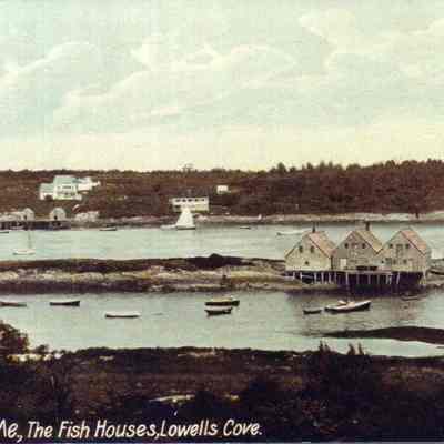 The Fish Houses on Lowell's Cove