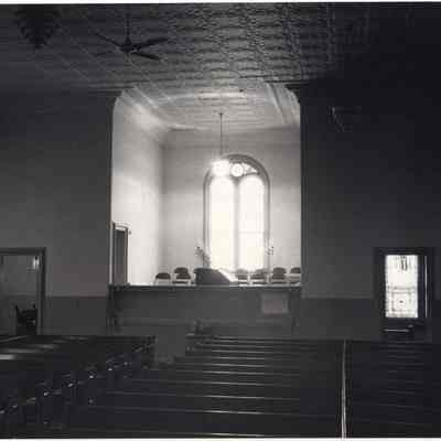 Interior of the United Methodist Church