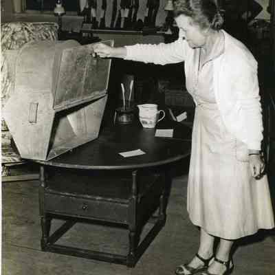 Mrs. Andrew Pennell at PHS on School Street