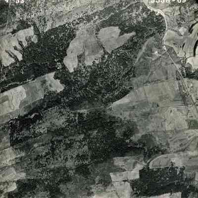 An aerial photo of River Road. 5/4/1953