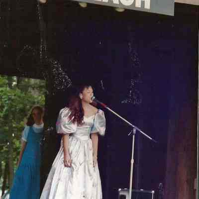 Autumn Ison in Gown Competition