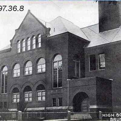 A photo of Brunswick High School.