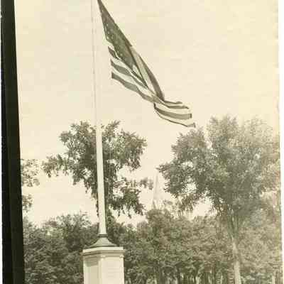 Flag at Bowdoin