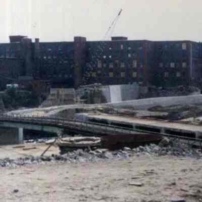 Dam Construction Site and Cabot Mill