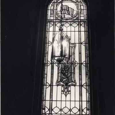 Stained Glass Window at the United Methodist Church