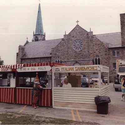 A photo view of the St. John's Bazaar. 6/22/1990.