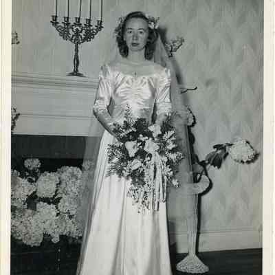 Beverly Brown as a Bride