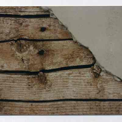 Harpswell Meeting House, Detail of Split Lathing