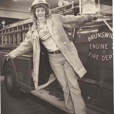 Girl on a Fire Truck