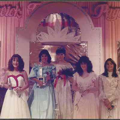 A color photograph of the 1985 Brunswick Teen Queen.