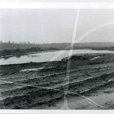 Flooded Navy Housing Construction Site