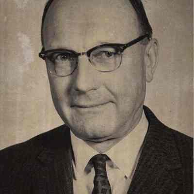 A photo view of Prof. Myron A. Jeppesen.