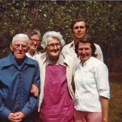 Samuel Holbrook and Four Unidentified People