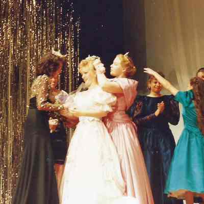 Darby Labbe being crowned .