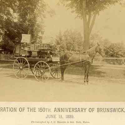 J. Furbish Float, 150th Anniversary of Brunswick