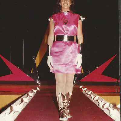 A color photograph of Patricia Stuart. Contestant # 4