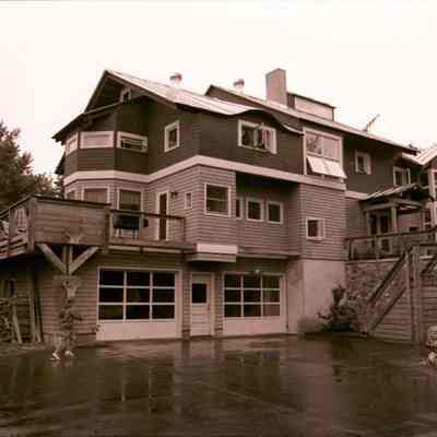 A negative view of Dr. John Skillings' home. 8/24/1988.