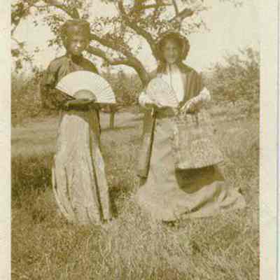 Miriam Stover Thomas and Friend