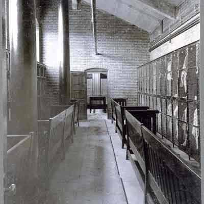 A photo of Hubbard Grand Stand.
