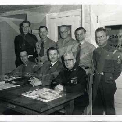 Scout leaders, members of the commissioner's staff in the Brunswick area