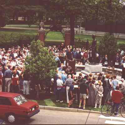 Chamberlain statue dedication