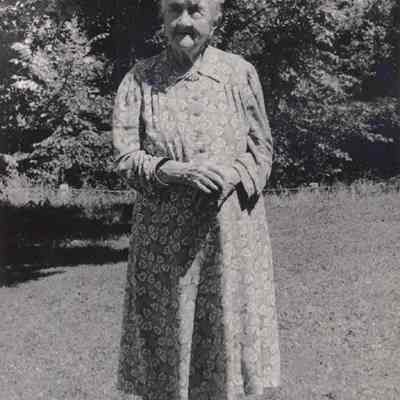 A photo of unidentified elderly lady.