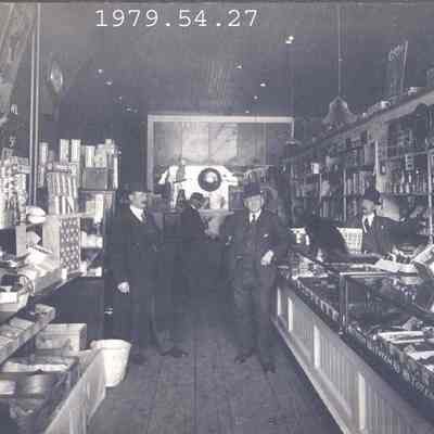 Interior of Fortin's Variety store