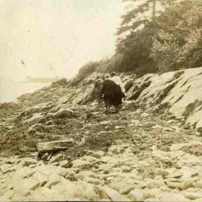 Women Walking Along the Shore