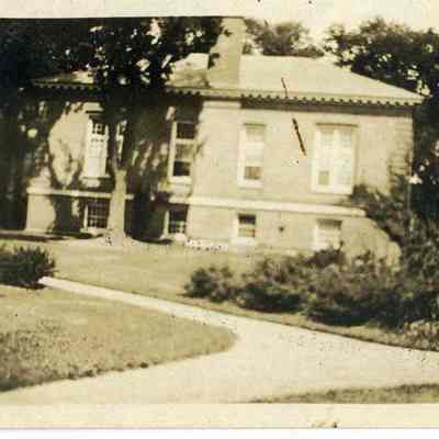 Rear of Curtis Memorial Library