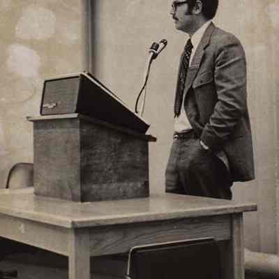 A photo view of Linwood Higgins. 2/14/1975.