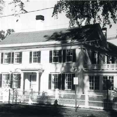 A photo of the house at the corner of Franklin & Federal Streets. 1827