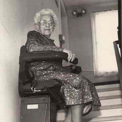A photo view of Lulu Foss . 5/5/1992.