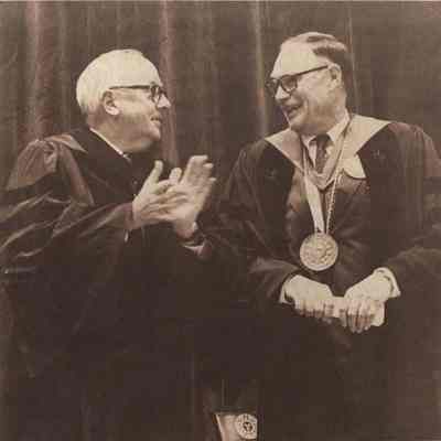 A photo view of A. LeRoy Greason (on the right).