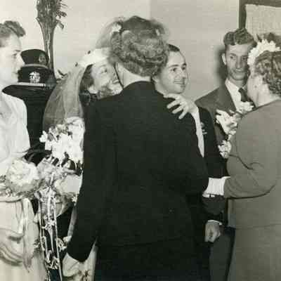 Harold & Priscilla Eames's receiving line