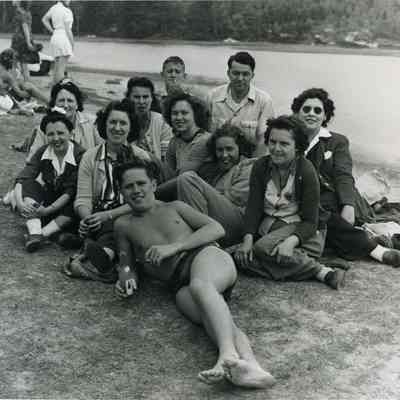 Employees at the Verney Mill Picnic