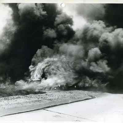 Oil Truck Fire