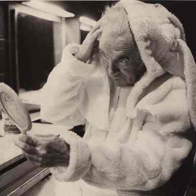 A photo view of Alfred Senter dressed as the Easter Bunny. 3/29/1979.