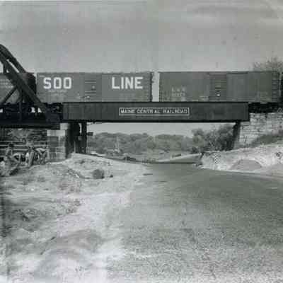 A photo of the Black Bridge. 1956.