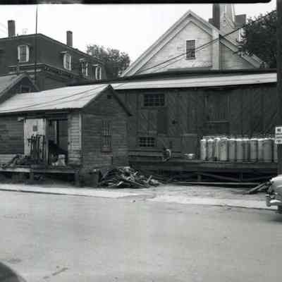 Treworgy sheds behind Brackett Block