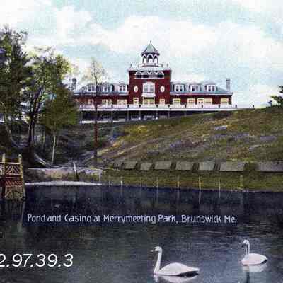 A picture postcard of Merrymeeting Park.