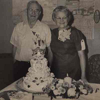 A photo view of Mr and Mrs. Harry Lowery. 11/3/1969.