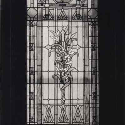 Stained Glass Window at the United Methodist Church